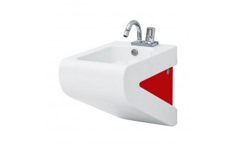 Підвісне біде ArtCeram La Fontana, red white (LFB0010151)
