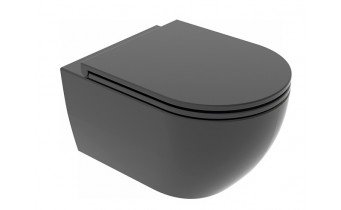 Підвісний унітаз GSG LIKE 52,5 см Smart Clean matt Black (LKWCSO003) Підвісний унітаз GSG LIKE 52,5 см Smart Clean matt Black (LKWCSO003)