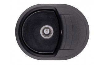Кухонна мийка Granado Malaga 610x465 мм, black shine (0201)