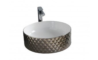 Умивальник на стільницю ArtCeram Rombo, platinum (OSL0090157) Умивальник на стільницю ArtCeram Rombo, platinum (OSL0090157)