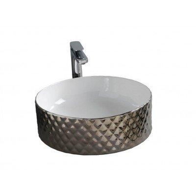 Умивальник на стільницю ArtCeram Rombo, platinum (OSL0090157) Умивальник на стільницю ArtCeram Rombo, platinum (OSL0090157)