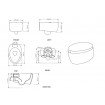 Підвісний унітаз GSG TOUCH 55 см Smart Clean white glossy (TOWCSOSC000)