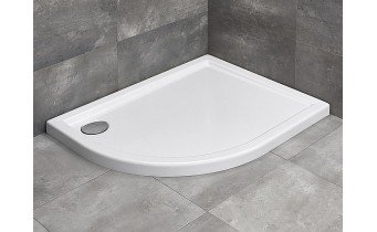 Душовий піддон асеметричний Radaway Tasos Plus E 100x80 см, Правий, білий (STE1086-30R) Душовий піддон асеметричний Radaway Tasos Plus E 100x80 см, Правий, білий (STE1086-30R)