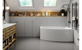 Ванна акрилова Vagnerplast Veronela Offset 160x105 см R, Правостороння (VPBA160VEA3PX-01)