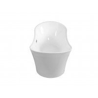 Окремостояча акрилова ванна Besco Amber 170x80 з сифоном click / clack, білий (WAS-170-ABB)