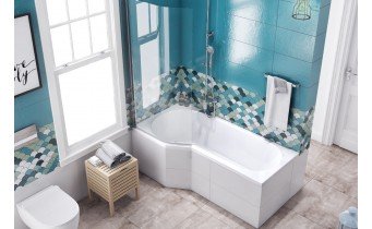 Ванна акрилова Excellent BeSpot 160x80/65 см, Лівостороння (WAEX.BSL16WH)