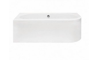 Ванна акрилова Besco Avita / Авіта 180x80 см L - ліва, асиметрична, Лівостороння, заокруглений кут  (WAV-180-NL)