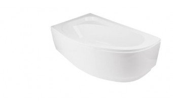 Ванна акрилова Besco Cornea 140x80 L, аисметрична (WAC-140-NL)