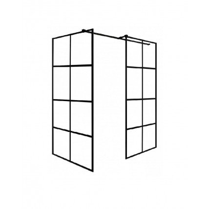 Душова кабіна Besco Excea 120x90x190, прозоре скло (EXC-129-190B)