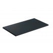 Душовий піддон, камяний Omnires Aquarock M+ 90x160 см, антиковзкий, прямокутний, Чорний матовий