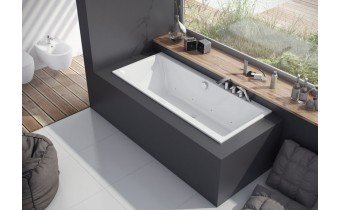 Ванна акрилова Excellent Pryzmat Slim 160x75 см (WAEX.PRY16WHS-BN)
