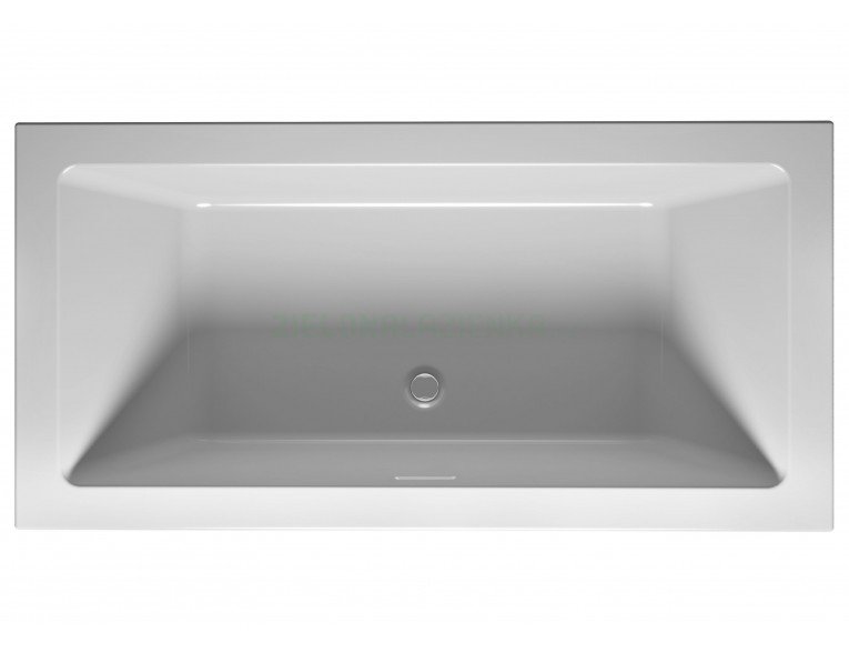 Акрилова ванна Riho Rethink Cubic 170x75 пряма, матова з сифоном click / clack (BR07105)
