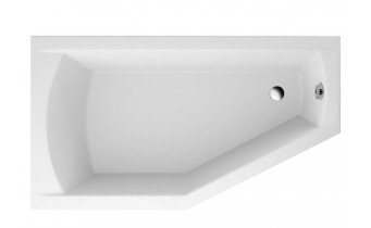 Ванна акрилова Polimat Selena 150x90 см L, Лівостороння асиметрична + ніжки (00386)