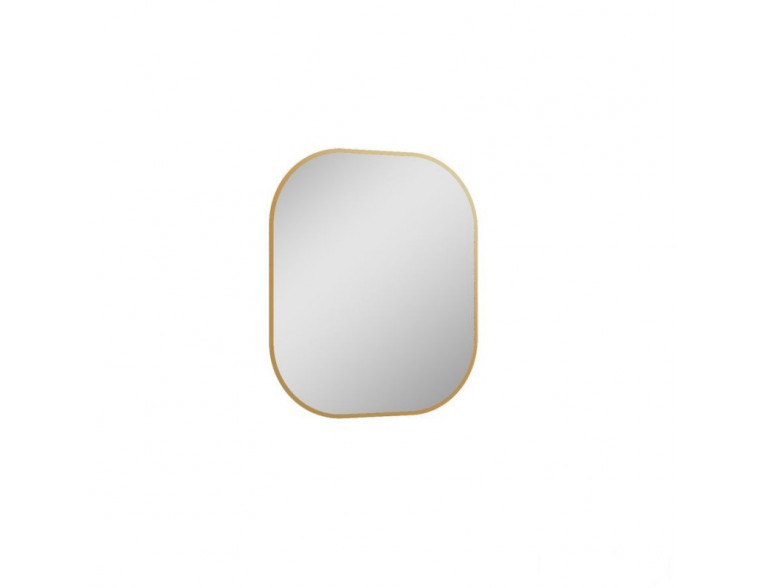 Дзеркало з LED підсвіткою у ванну Elita Sharon 60/70 Gold, 60x70x2,9 см (168119)