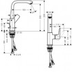 Змішувач для умивальника Hansgrohe Metris 200 (31087000)