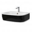 Підвісний умивальник ArtСeram Azuley, black white (AZL0030150)