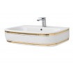 Підвісний умивальник ArtСeram Azuley, gold stripes (AZL0040111)