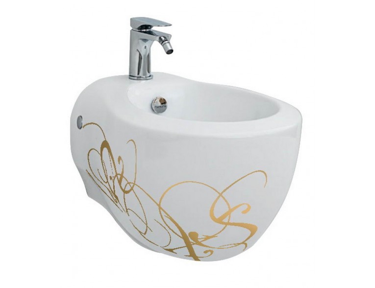 Підвісне біде ArtСeram Blend, gold lettering (BLB0010106)
