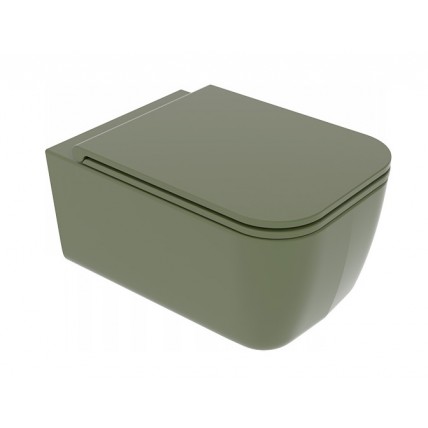 Підвісний унітаз GSG BRIO 52,5 см Smart Clean Olive (BRWCSO026)