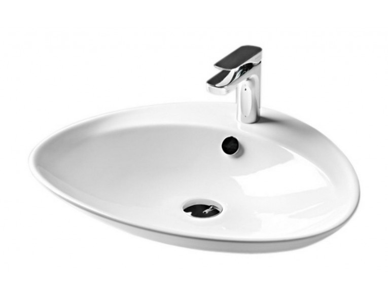 Умивальник на стільницю ArtCeram Bs, white (BSL0010100)