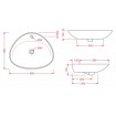 Умивальник на стільницю ArtCeram Bs, white (BSL0010100) Умивальник на стільницю ArtCeram Bs, white (BSL0010100)