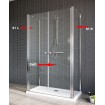 Бокова Стінка для душової кабіни Radaway Eos II S1 90 права, прозоре (3799411-01R)