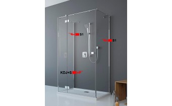 Двері для П-подібної душової кабіни Radaway Essenza New KDJ+S 120 ліві (385024-01-01L) Двері для П-подібної душової кабіни Radaway Essenza New KDJ+S 120 ліві (385024-01-01L)