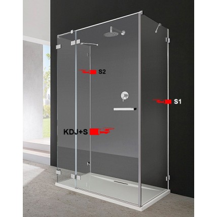 Бокова Стінка для душової кабіни Radaway Euphoria S1 80 (383051-01)