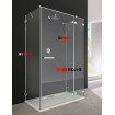 Двері для душової кабіни Radaway Euphoria KDJ+S 100 праві (383022-01R)