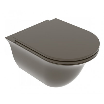 Підвісний унітаз GSG Flut 52,5 см Smart Clean matt Coffe (FLWCSO018)