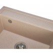 Кухонна мийка Granado Lerida 560x510 мм, avena (0402) Кухонна мийка Granado Lerida 560x510 мм, avena (0402)