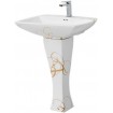 Підвісний умивальник ArtCeram Jazz, gold lettering (JZL0040106)