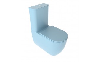 Унітаз моноблок GSG LIKE 69 см Smart Clean matt Sky (LKMBL023)