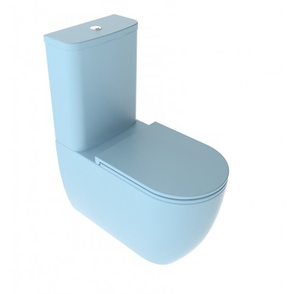 Унітаз моноблок GSG LIKE 69 см Smart Clean matt Sky (LKMBL023)
