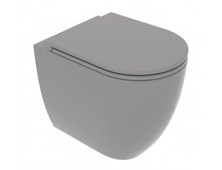 Унітаз підлоговий GSG LIKE 52,5 см Smart Clean matt Cement (LKWC01020)