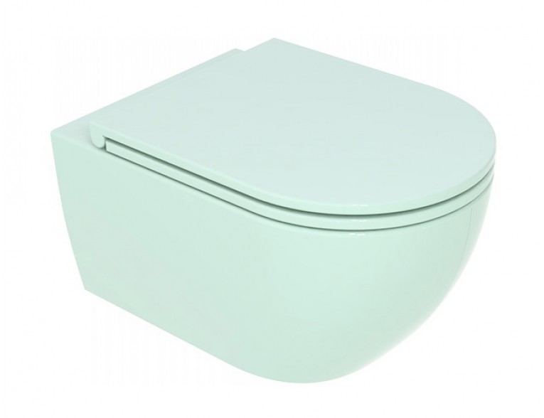Підвісний унітаз GSG LIKE 52,5 см Smart Clean glossy Water (LKWCSO024)