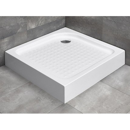 Душовий піддон квадратний Radaway Rodos C Compact 80x80x16,5 см, білий (4K88155-04)