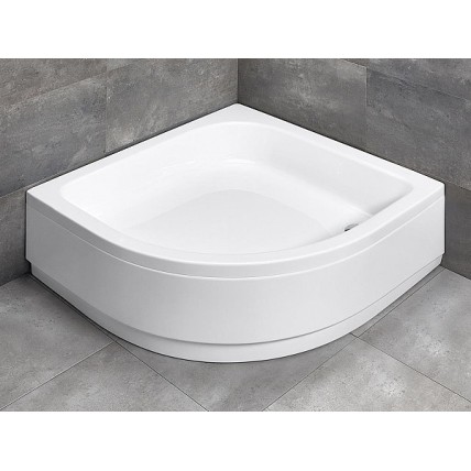 Душовий піддон глибокий акриловий, напівкруглий Radaway Samos A 90x90x29,5 см, білий (4S99300-03)