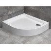Душовий піддон асеметричний Radaway Siros E Compact 80x90x17 см, Лівий, білий (SBE8917-1L)