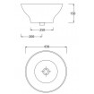Умивальник на стільницю ArtCeram Fuori 1, white (TFL0020100)