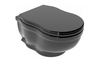 Підлоговий унітаз GSG TIME 54 см glossy Black (TIWCSO002)