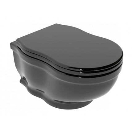 Підлоговий унітаз GSG TIME 54 см glossy Black (TIWCSO002)