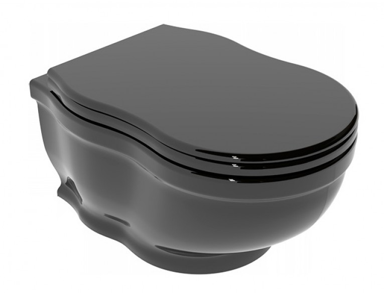 Підлоговий унітаз GSG TIME 54 см glossy Black (TIWCSO002)