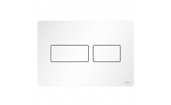 Кнопка зливу подвійна Tece Solid Pus Plate, білий глянцевий (9240432)