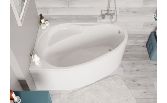 Ванна акрилова Vagnerplast Flora 150x100 см L, Лівостороння (VPBA151FLA3LX-01)