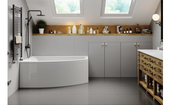 Ванна акрилова Vagnerplast Veronela Offset 160x105 см L, Лівостороння (VPBA160VEA3LX-01)
