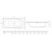 Ванна Radaway Dia 180x80 +ніжки (WA1-05-180x080U) Ванна Radaway Dia 180x80 +ніжки (WA1-05-180x080U)