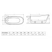 Ванна Radaway Sapientza окремостояча 175×78×60/71 (WA1-42-175×078U-BC)