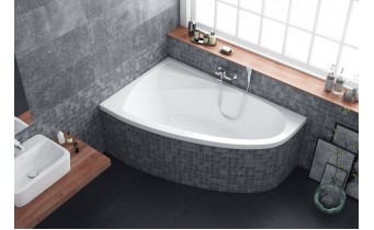 Ванна акрилова Excellent Aquaria Comfort 150x95 см, Лівостороння (WAEX.AQL15WH)