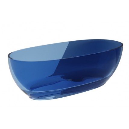 Ванна овальна окремостояча з матеріалу ResiCast Besco Mexa Blue Wave 170x78x55 см, + сифон Black Matt, Синя хвиля, прозора ванна (WAM-170-BWB) Ванна овальна окремостояча з матеріалу ResiCast Besco Mexa Blue Wave 170x78x55 см, + сифон Black Matt, Синя хвиля, прозора ванна (WAM-170-BWB)